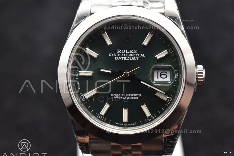 Dial Bracelet VSF 41 Jubilee 126300 DateJust Edition VS3235 SS On 904L Best 1:1 Green 1112